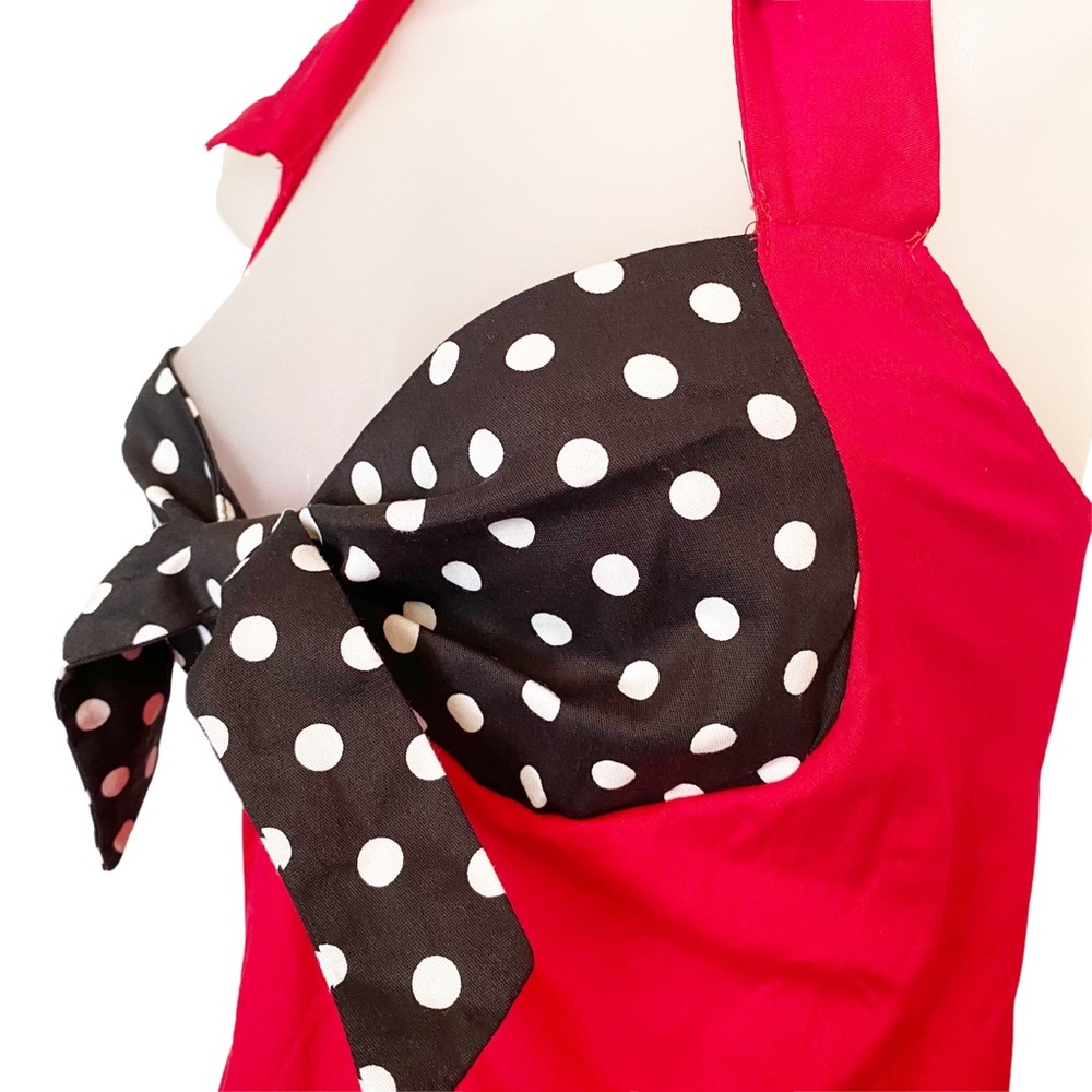 Pin Up / Retro Style Halter Dress - Picture 6 of 8